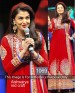 KMOZI AISHWARYA RAI RED GORGEOUS EMBROIDERED GEORGETTE DRESS MATERIAL- ONLINE SHOPPING